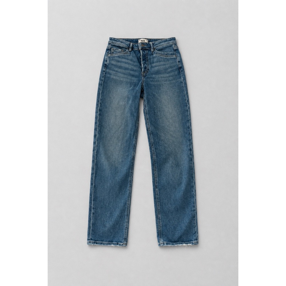 PAIGE Straight Leg Jeans 28 Blue Good